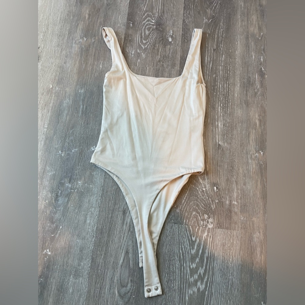 Double lined bodysuit tank top